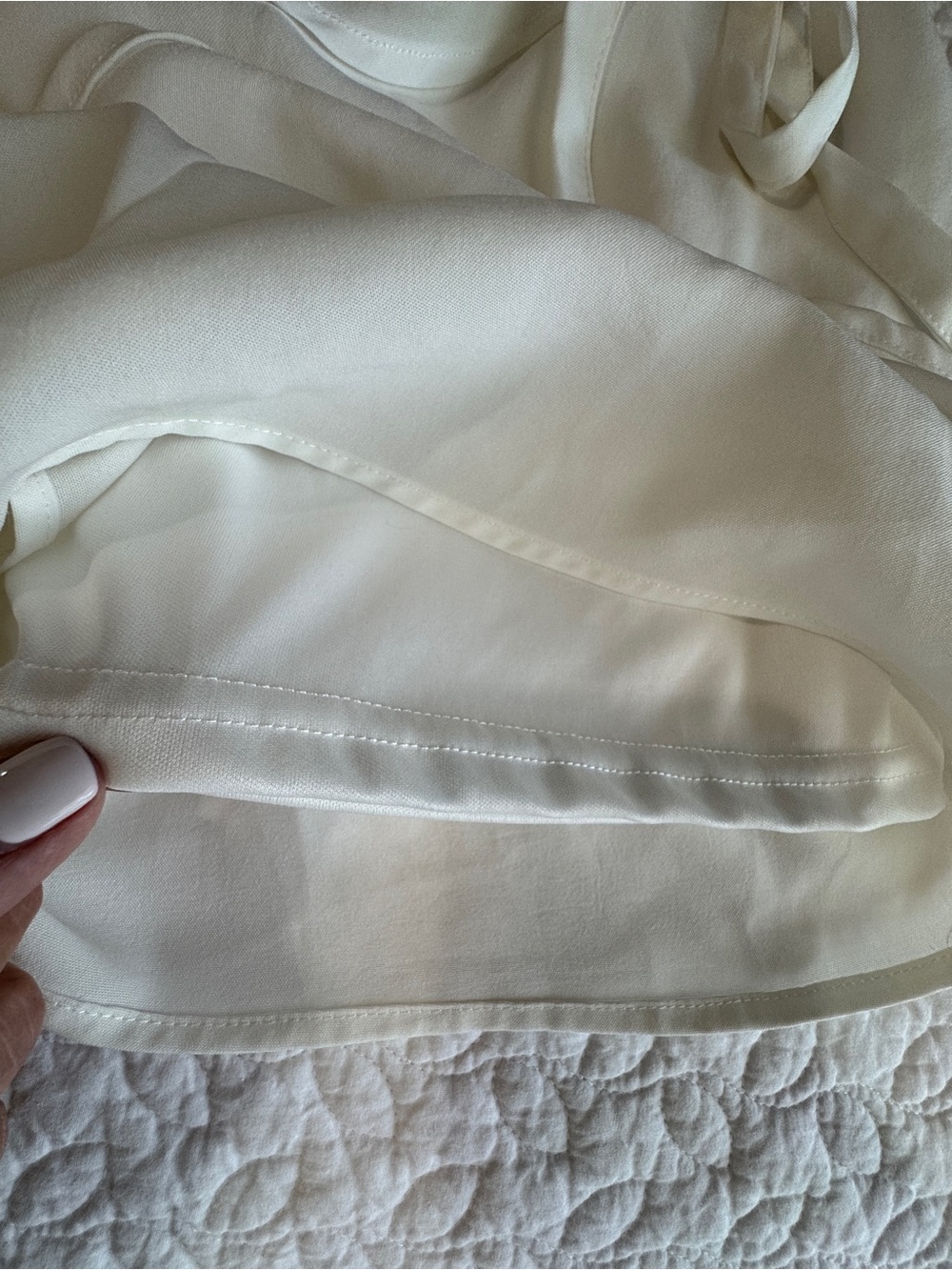 White Spaghetti Strap Ruffle Romper by She and Sky, large feminine romantic - Picture 8 of 12